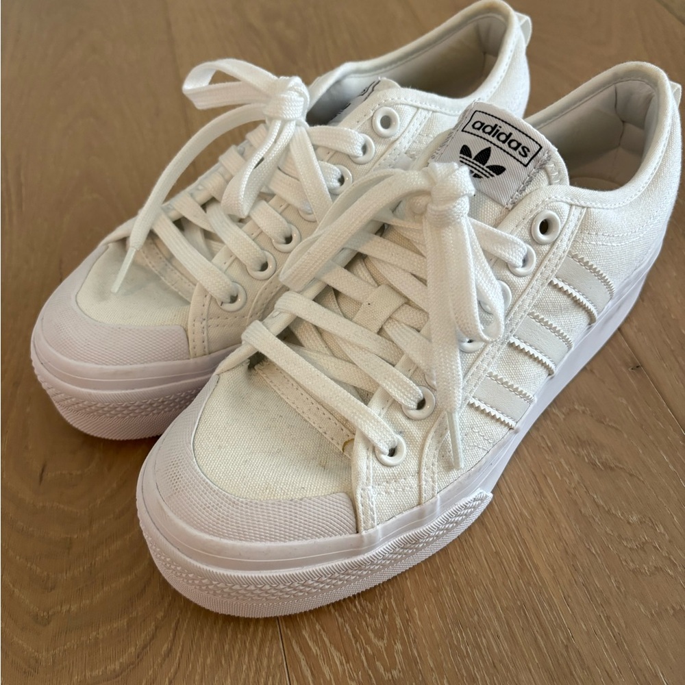 Adidas women platform shoe